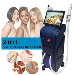 2 in 1 Laser Machine Factory - 2025G 808 Diode Pico Nd Yag Tattoo Removal Hair Removal