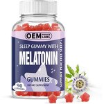 Melatonin Gummies Factory - OEM/ODM 100% Vagen Support Sleep Vitamin Supplement