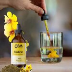 Mullein Leaf Drops Factory - Natural Organic Cleanse Lung Herbal Healthcare Supplements