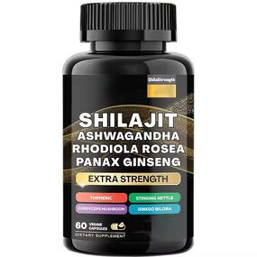Shilajit Capsules Factory - 8 in 1 Pure Himalayan Immunity Energy Ashwagandha