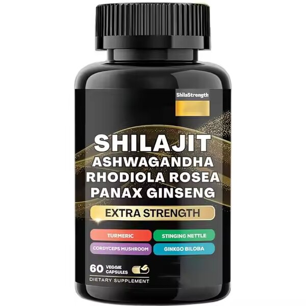 Shilajit Capsules Factory - 8 in 1 Pure Himalayan Immunity Energy Ashwagandha