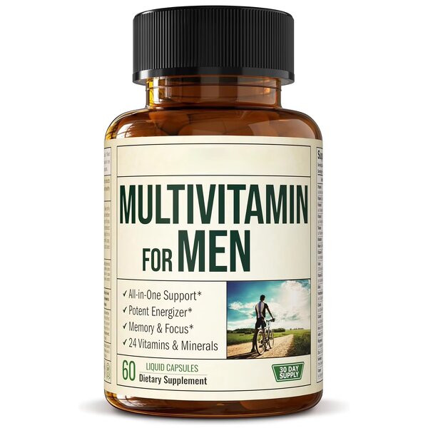 Vegan Multivitamin Capsule Factory - Healthcare Supplement Private Label Energy Focus