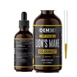 Mushroom Liquid Drops Factory - Supplement Lamp Pure Herbal Supports Focus Immunity Brain