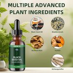 Black Seed Oil Drops Manufacturer - OEM Customized Boost Immunity Organic Supplements