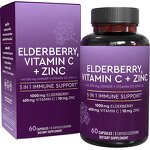 Elderberry Capusle Manufacturer - OEM/ODM Vitamin C and Zinc Pure Natural Extract