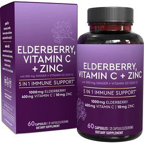 Elderberry Capusle Manufacturer - OEM/ODM Vitamin C and Zinc Pure Natural Extract