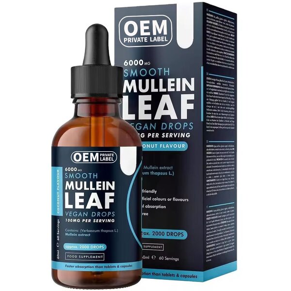 Mullein Leaf Extract Drops Manufacturer - OEM Private Label Natural Organic Tincture