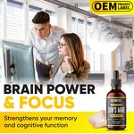 Mushroom Liquid Drops Factory - Supplement Lamp Pure Herbal Supports Focus Immunity Brain