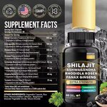 Shilajit Capsules Factory - 8 in 1 Pure Himalayan Immunity Energy Ashwagandha