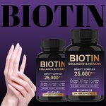 Biotin Capsule Manufacturer - OEM ODM Private Label 25000mcg for Hair and Nails