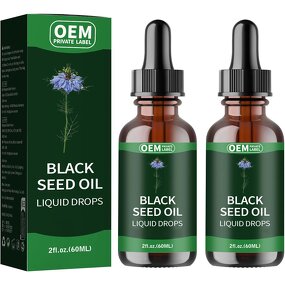 Black Seed Oil Drops Manufacturer - OEM Customized Boost Immunity Organic Supplements