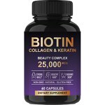 Biotin Capsule Manufacturer - OEM ODM Private Label 25000mcg for Hair and Nails