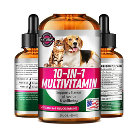 Dog Multivitamins Manufacturer - OEM 10-in-1 Pet with Vitamin a & Glucosamine Drops
