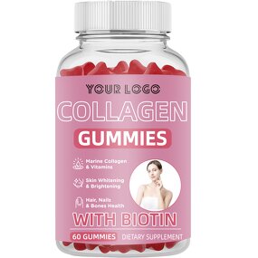Collagen Gummies Factory - Private Label Skin Whitening Brightening Biotin Beauty Product