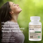Ashwagandha Capsules Factory - 3000mg Extra Strength OEM Custom for Stress Relief Sleep
