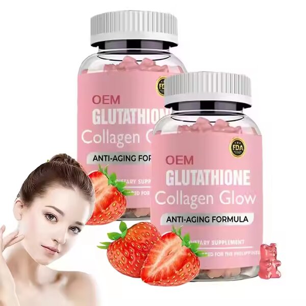 Glutathione Collagen Gummies Factory - OEM Private Flavored Label for Skin Care