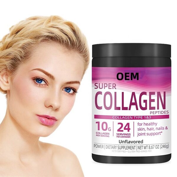 Unflavored Collagen Powder Manufacturer - Custom Peptide ISO Certificated