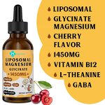 Magnesium Glycinate Liquid Drops Factory - High Potency Liposomal Chelated