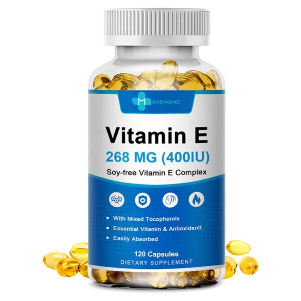 Vitamin E Softgel Capsules Factory - Organic Skin Hair Nail Health