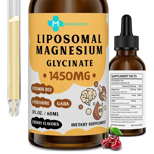 Magnesium Glycinate Liquid Drops Factory - High Potency Liposomal Chelated