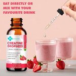 Liquid Creatine Drops Manufacturer - Sugar Free Raspberry Flavored