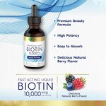 Liquid Biotin Drops Manufacturer - Gluten Free Fast Acting Gel