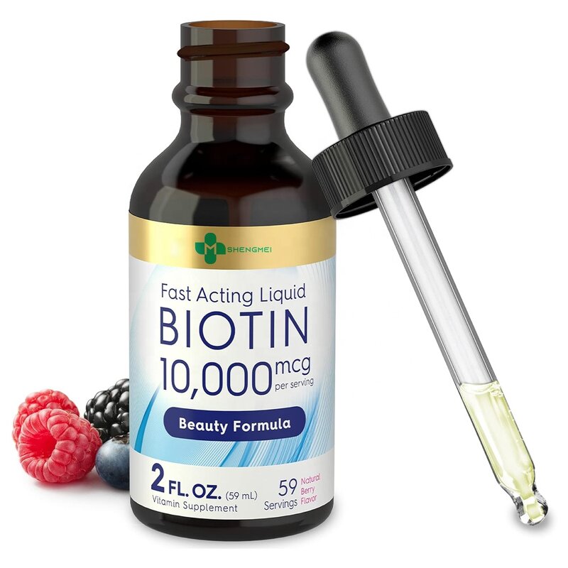 Liquid Biotin Drops Manufacturer - Gluten Free Fast Acting Gel