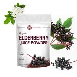 Elderberry Juice Powder Factory - No Sugar Natural Fruit Powder B2 B12
