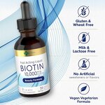 Liquid Biotin Drops Manufacturer - Gluten Free Fast Acting Gel