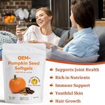 Pumpkin Seed Oil Softgels Manufacturer - Prostate & Bladder Health