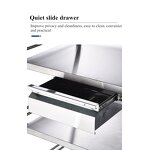 Stainless Steel Trolley Factory - High Quality 3-tier Drawer