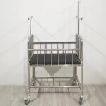Mobile Baby Cot Factory - SCIENSMED Hospital Stainless Steel