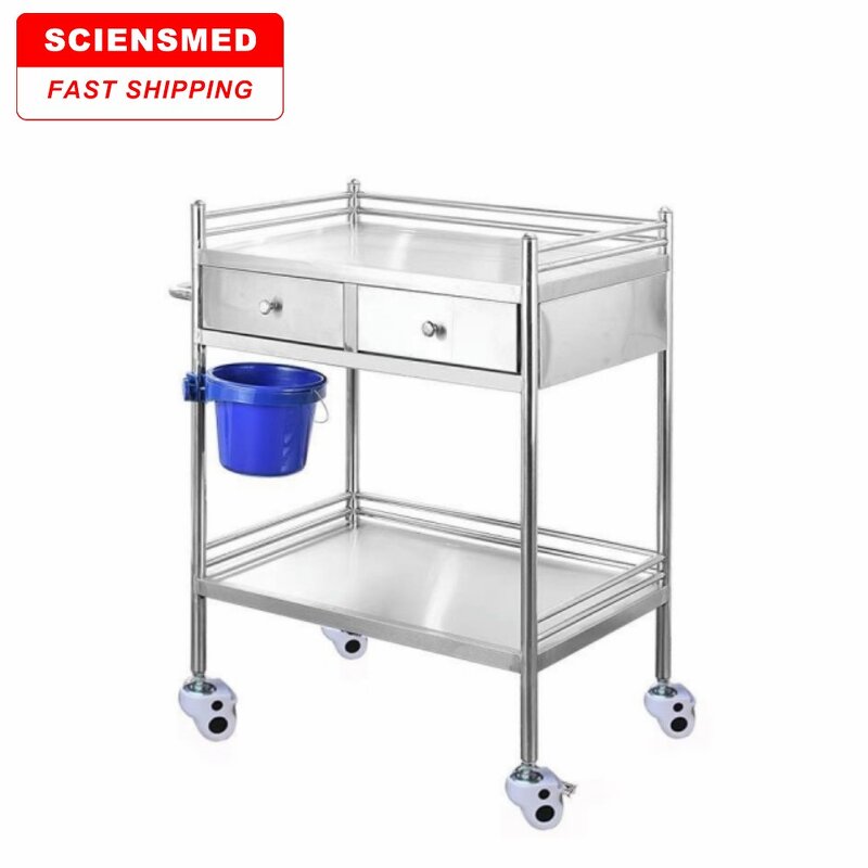 Hospital Trolley Manufacturer - Factory Price 304 Stainless