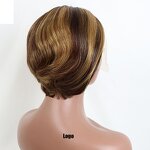Human Hair Wig Factory - 13*4Bob Short Straight Women's