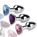Aluminium Butt Plug Supplier - Mini Heart Base Bulk