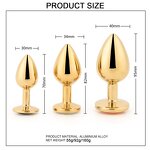 Aluminium Butt Plug Factory - Golden Jewel OEM