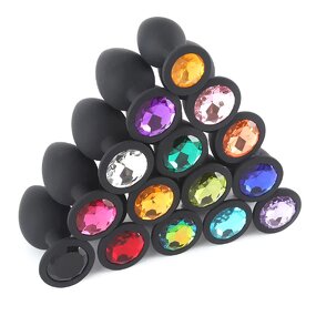 Silicone Anal Plug Manufacturer - Jewel Colors Custom