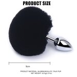 Metal Butt Plug Factory - Short Tail Colorful OEM