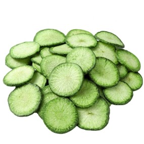 Vacuum Fried Radish Manufacturer - OEM VF Green Slices