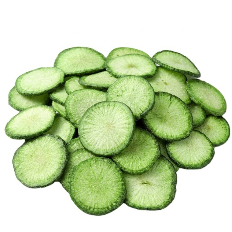 Vacuum Fried Radish Manufacturer - OEM VF Green Slices