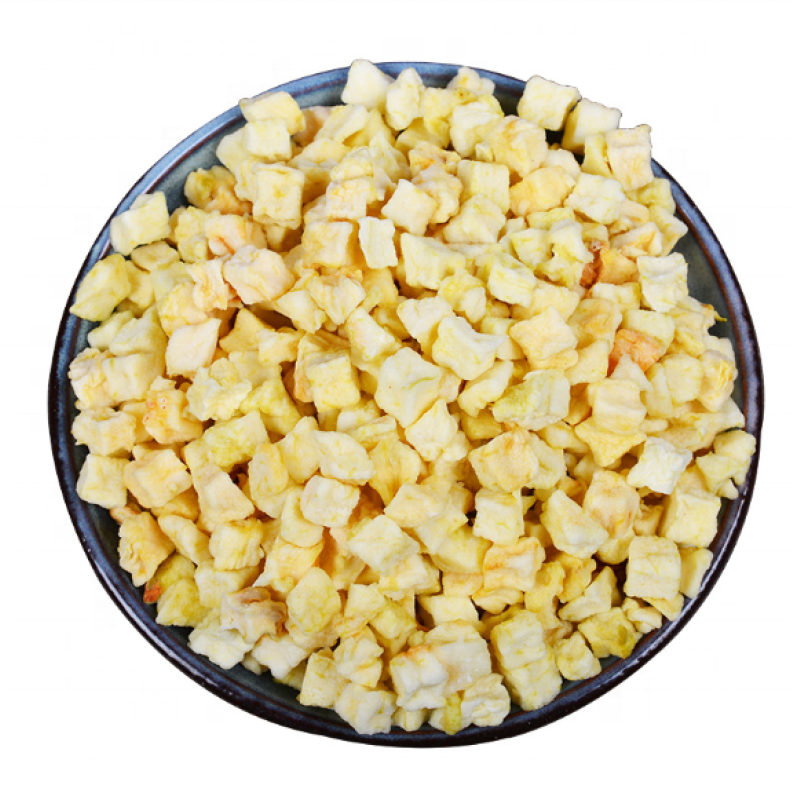 Dried Apple Cubes Manufacturer - OEM Fruit Tea Granules