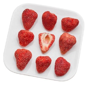 Freeze Dried Strawberry Factory - OEM FD Slices Powder
