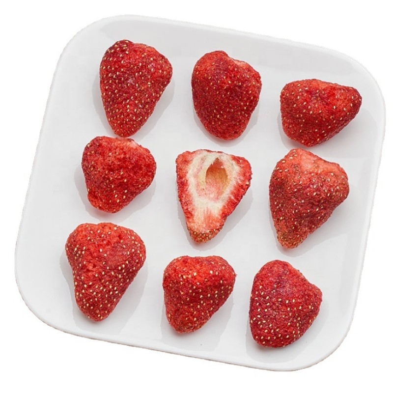 Freeze Dried Strawberry Factory - OEM FD Slices Powder