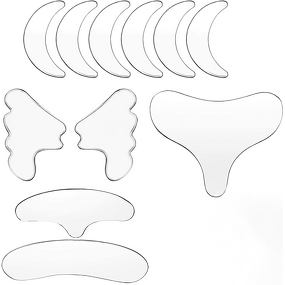 Anti Wrinkle Patches Factory - 11 PCS Silicone Facial