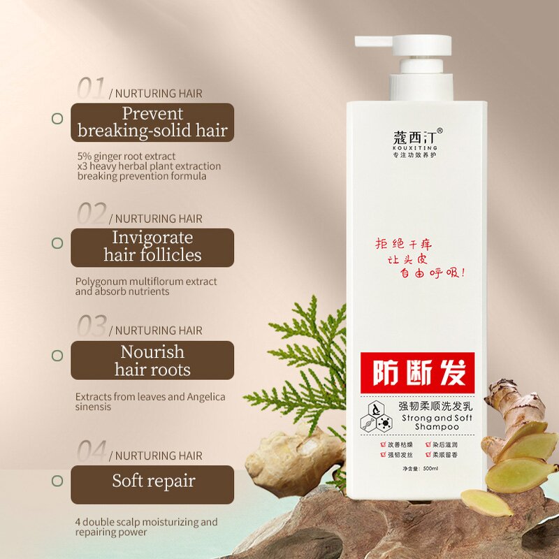 Anti-Hair Loss Shampoo Manufacturer - Own Brand Ginger