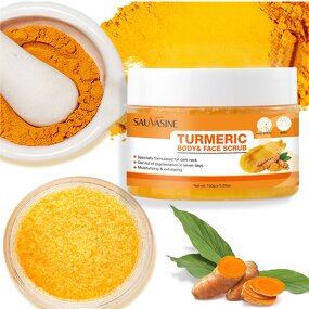 Neck Care Scrub Factory - SAUVASINE Luxury Turmeric