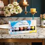 Aromatherapy Gift Box Factory - Luxurious 6-Bottle Rose