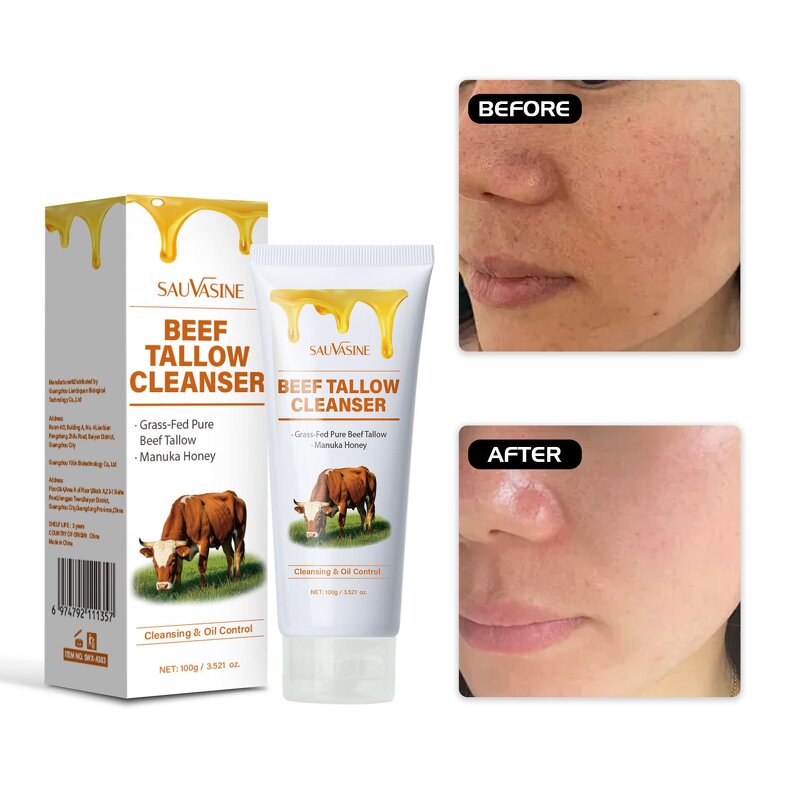 Beef Tallow Cleanser Factory - SAUVASINE Organic Grass