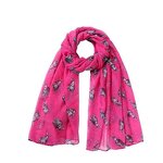 Voile Scarf Factory - Cute Rabbit Printed Long Scarf