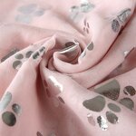Beach Shawl Factory - Dog Footprint Print Scarf Supplier
